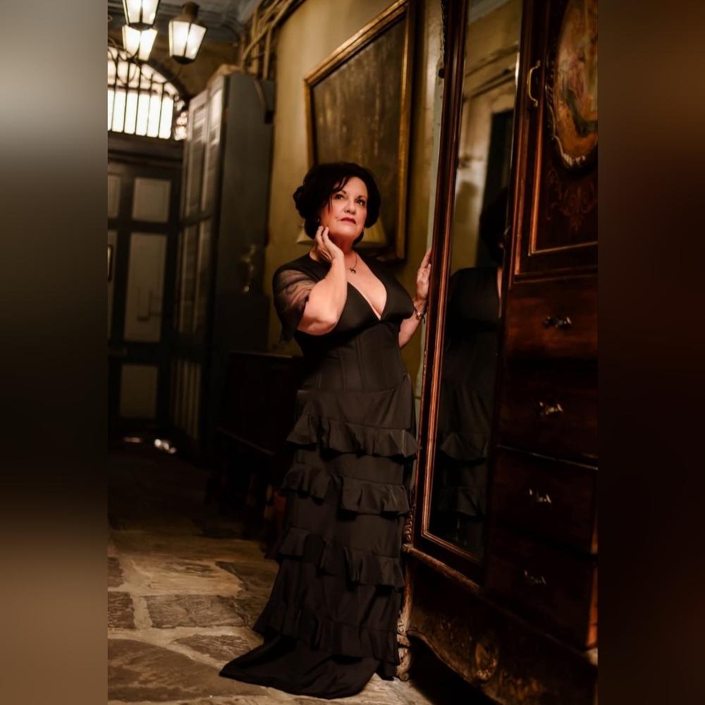 Elegant Black CORSET Maxi Dress